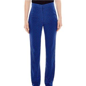 Sandro Blue Amparo Printed Pants